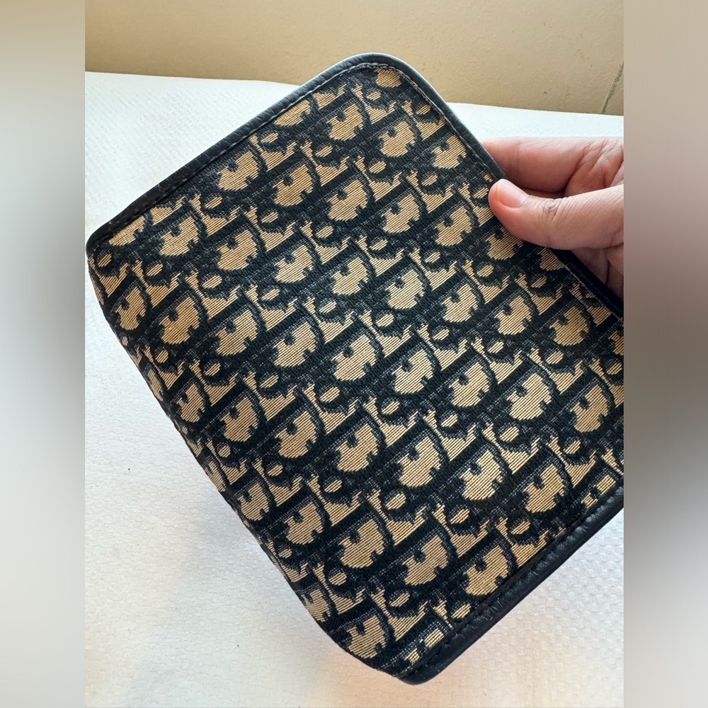 Dior Blue and Tan Clutch - Picture 16 of 16